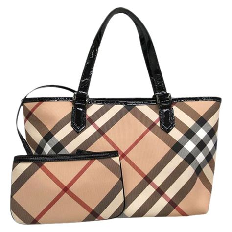 burberry supernova bag|BURBERRY Supernova Check Large Nickie Tote Black.